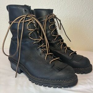 Georgia Boot Logger Work Boot Men’s 9” GB00155 Size 10.5 Black